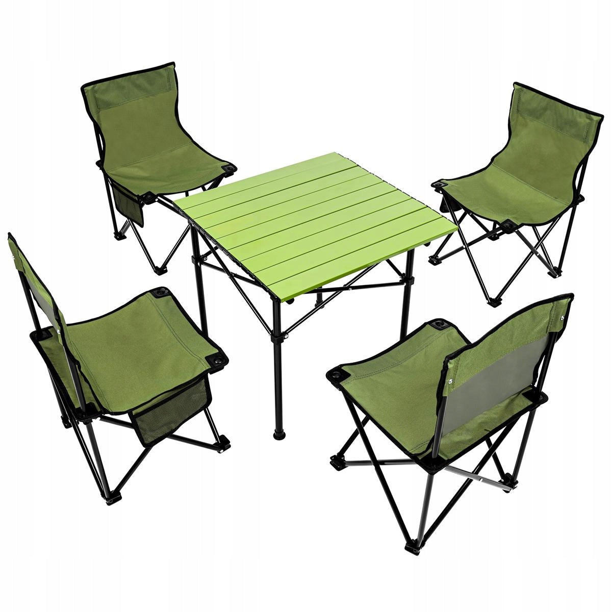 Tourist Set 5in1 Table Folding Table 4 Chairs Camping Cover Brand Enero
