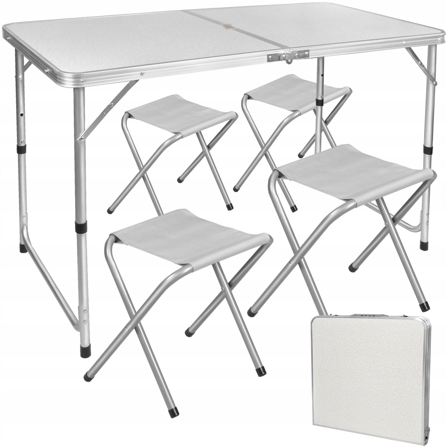 Tourist Set Table Folding Table 4 Chairs 5in1 Camping Chairs