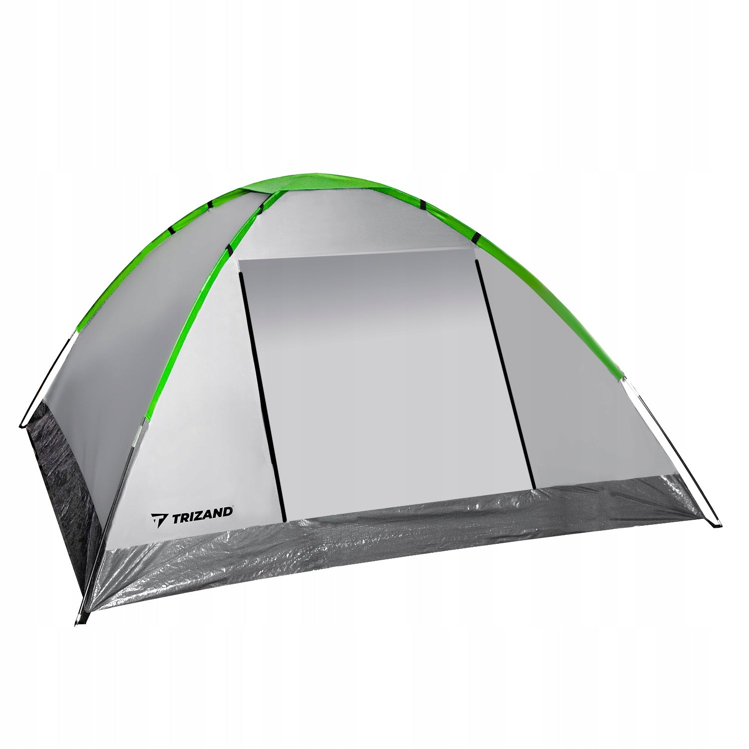 Tourist Tent 4 Person Camping Large Waterproof Family Canopy Color silver