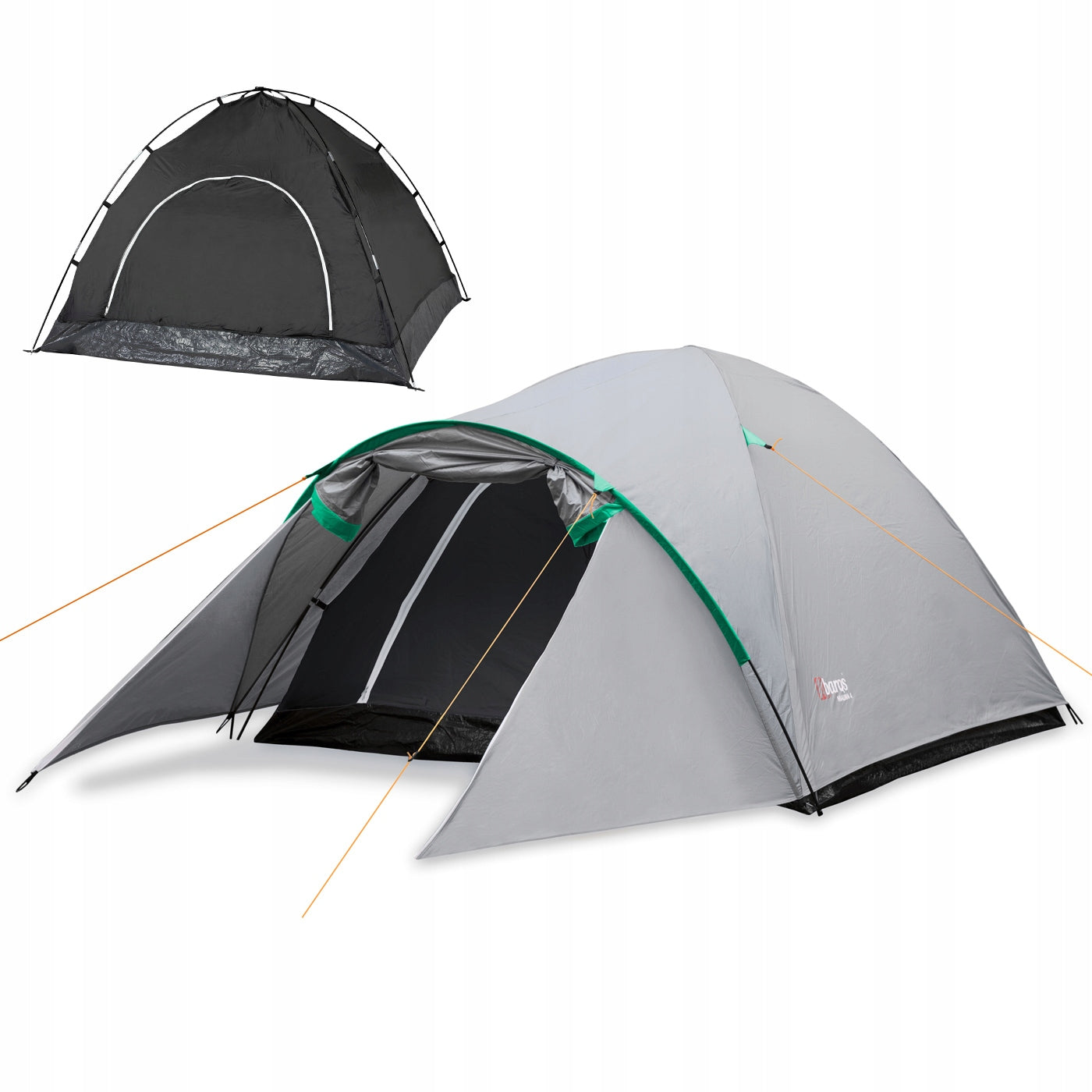 Tourist Tent Malwa 4 Person 3000 mm Tropical Waterproof AbarQs Color multicolor