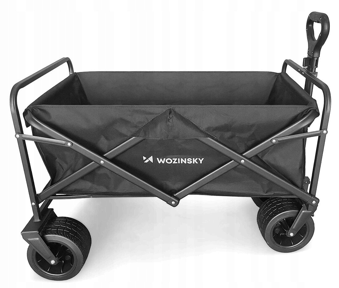 Tourist and beach trolley WOZINSKY WZP-100 100kg quick folding system Wheels number 4