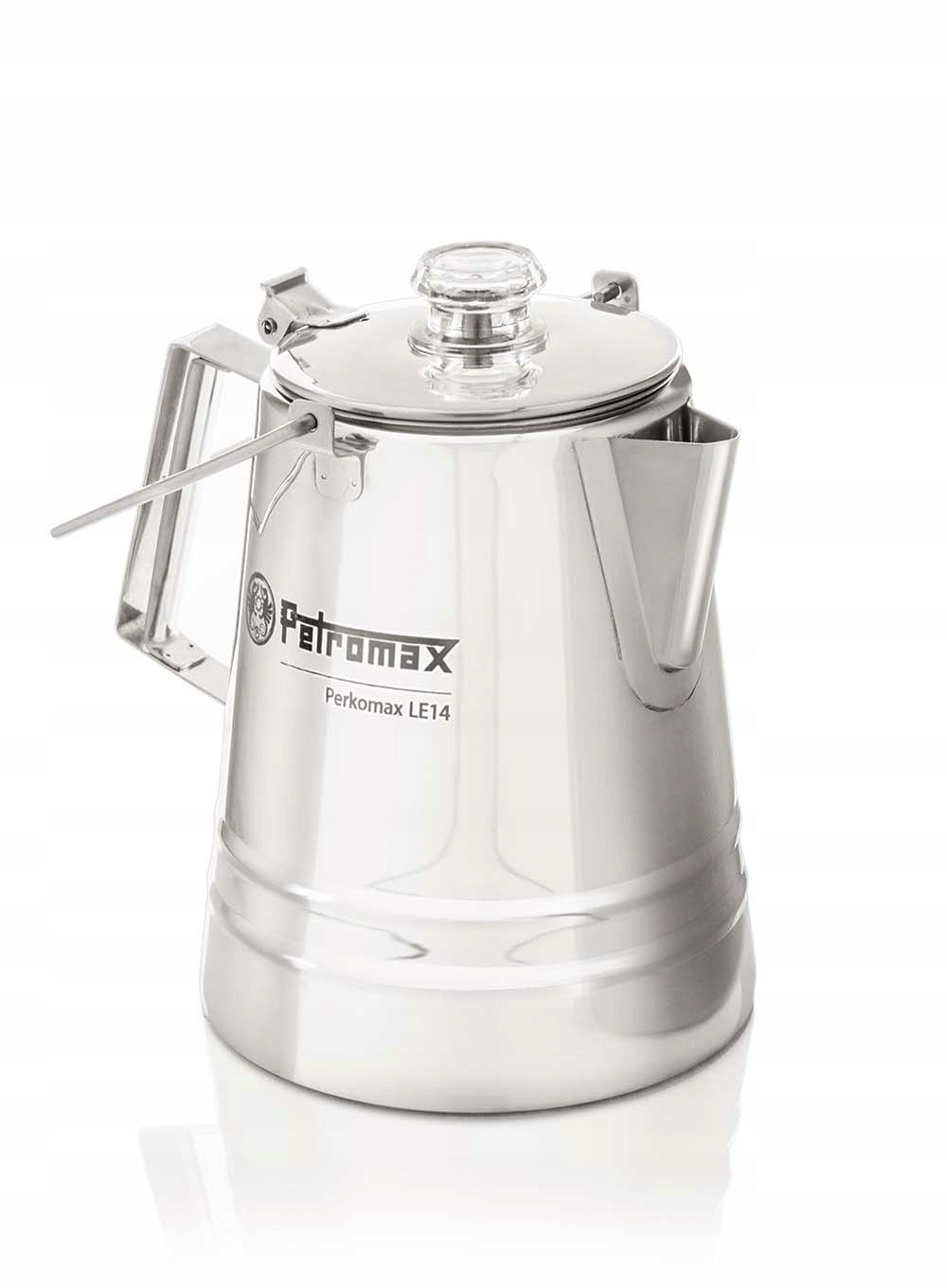 Tourist coffee maker Petromax Percolator Perkomax 1,5 l - stainless steel Packaging status original