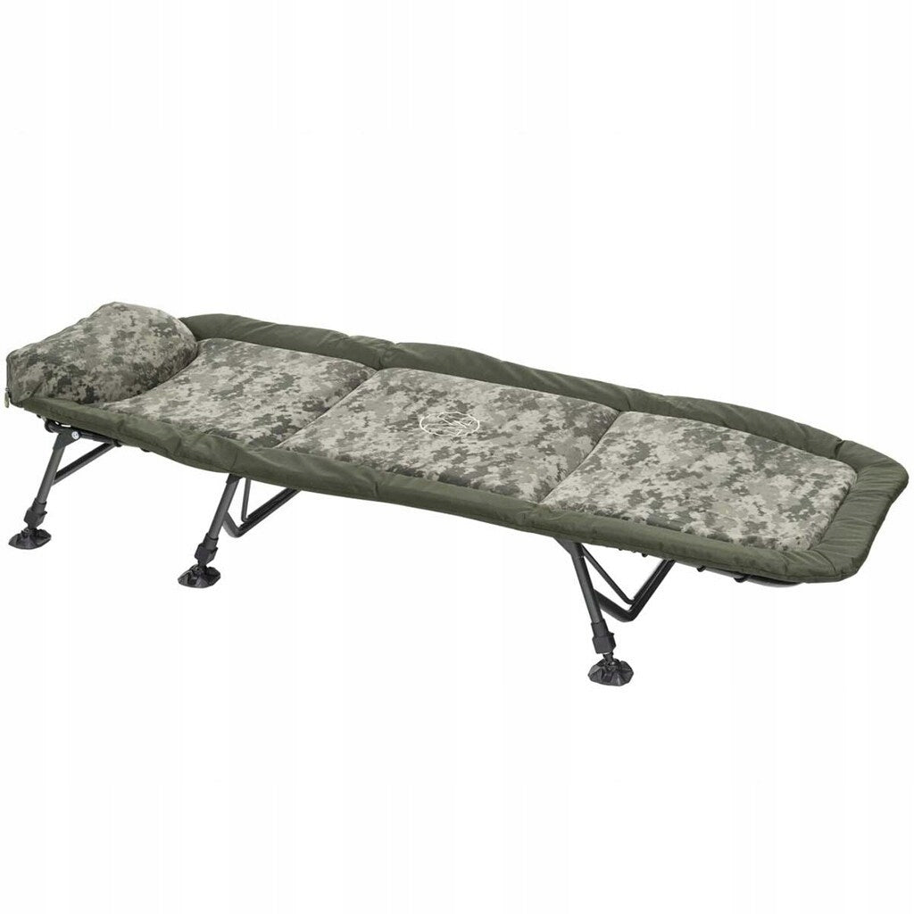 Tourist folding field bed Mivardi CamoCode Flat6 - 205 x 80 cm