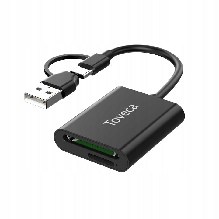 Toveca Adapter Memory Card Reader USB C/ A (SDHC MICROSD TF) - 5 GB/S