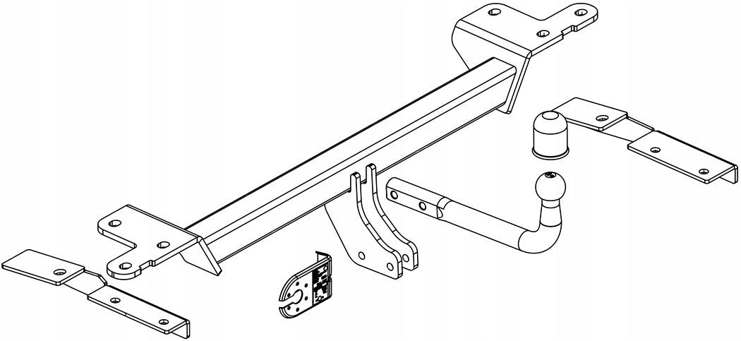 Towbar + HARNESS 7pin SUZUKI Grand Vitara II 2005-2014 EAN (GTIN) 5900000602431