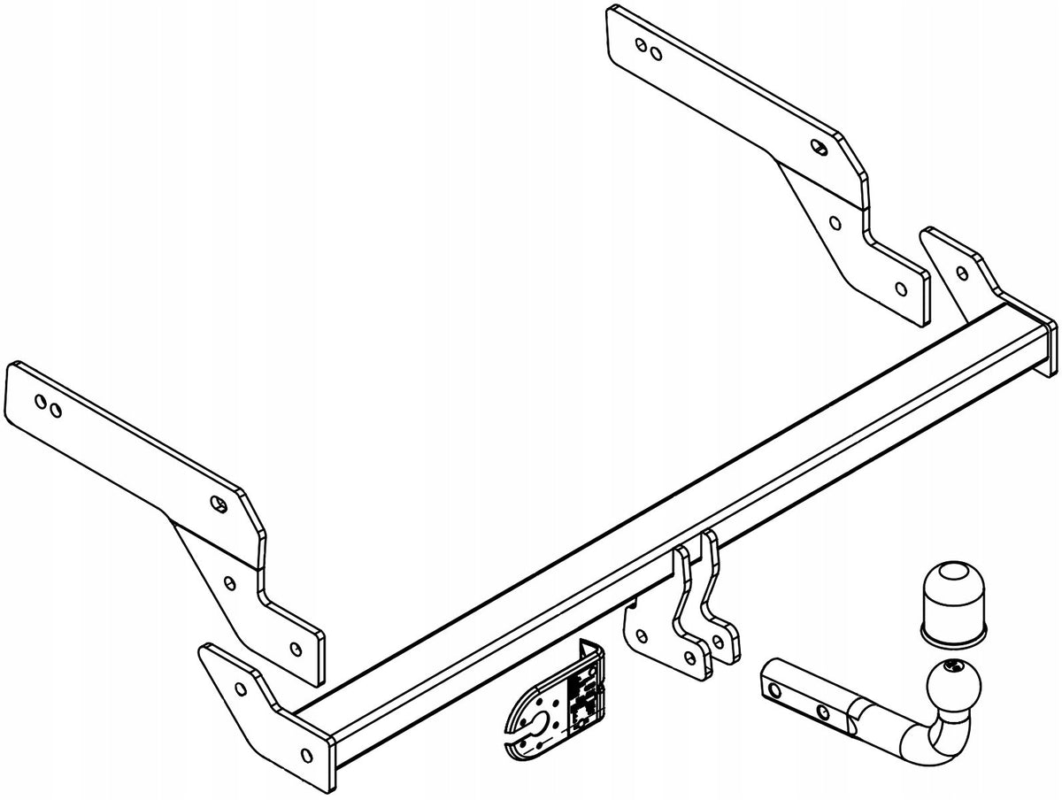 Towbar+MODUL7pin Dacia DUSTER I 2WD 4WD EAN (GTIN) 5905654641430