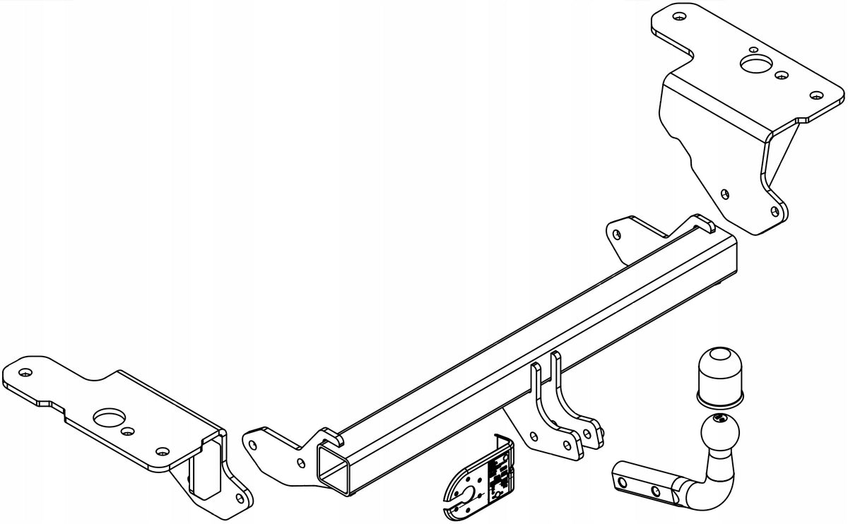 Towbar + WIAZKA13pin Toyota AVENSIS 3 station wagon Manufacturer Imioła Hak-Pol