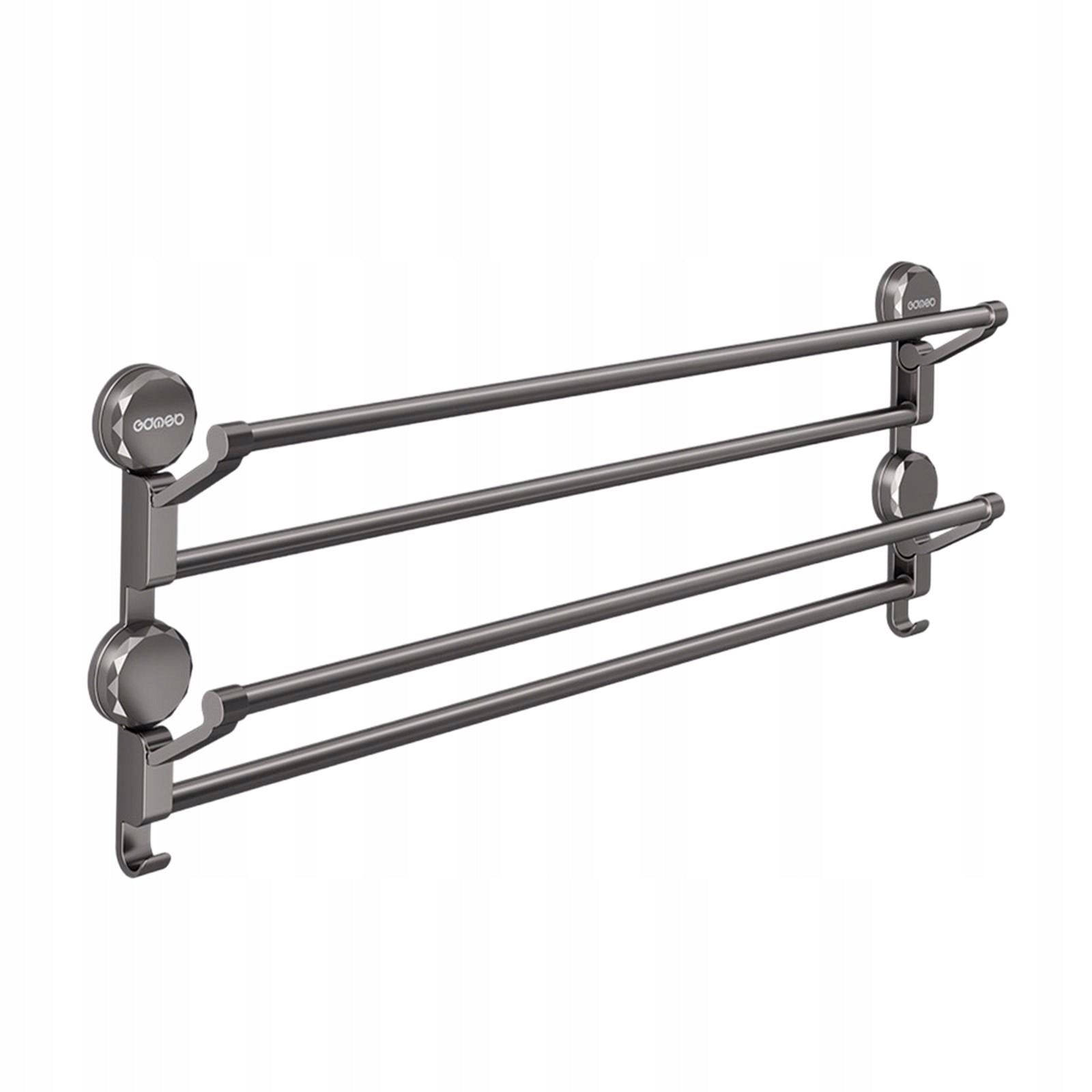 Towel Holder Door Shoe Hanger Bathroom, Versatile Storage Rack, Gray 50cm Furniture color multicolor