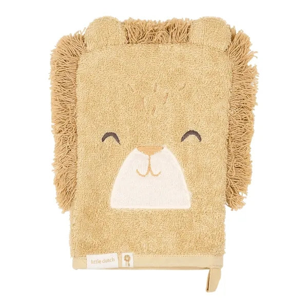 Towel gift set with washcloth - Lion Safari (Little Dutch) Brand Little Dutch