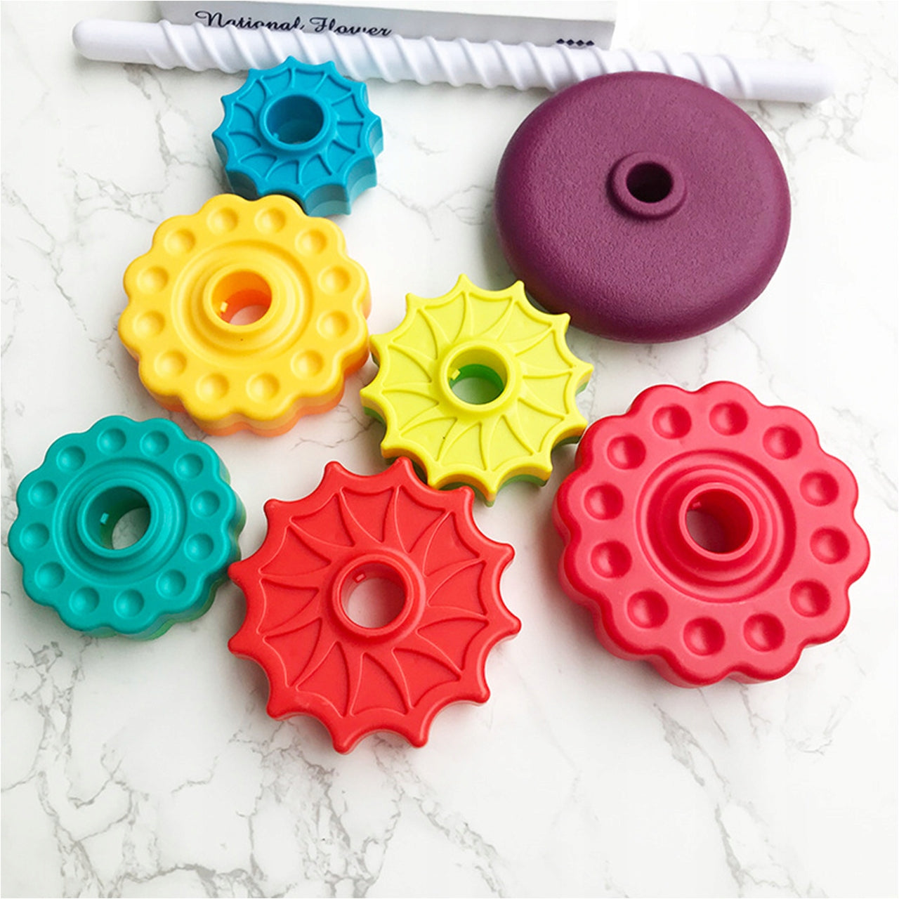Tower educational pyramid multicolored 6 discs Manufacturer code 5901924234739