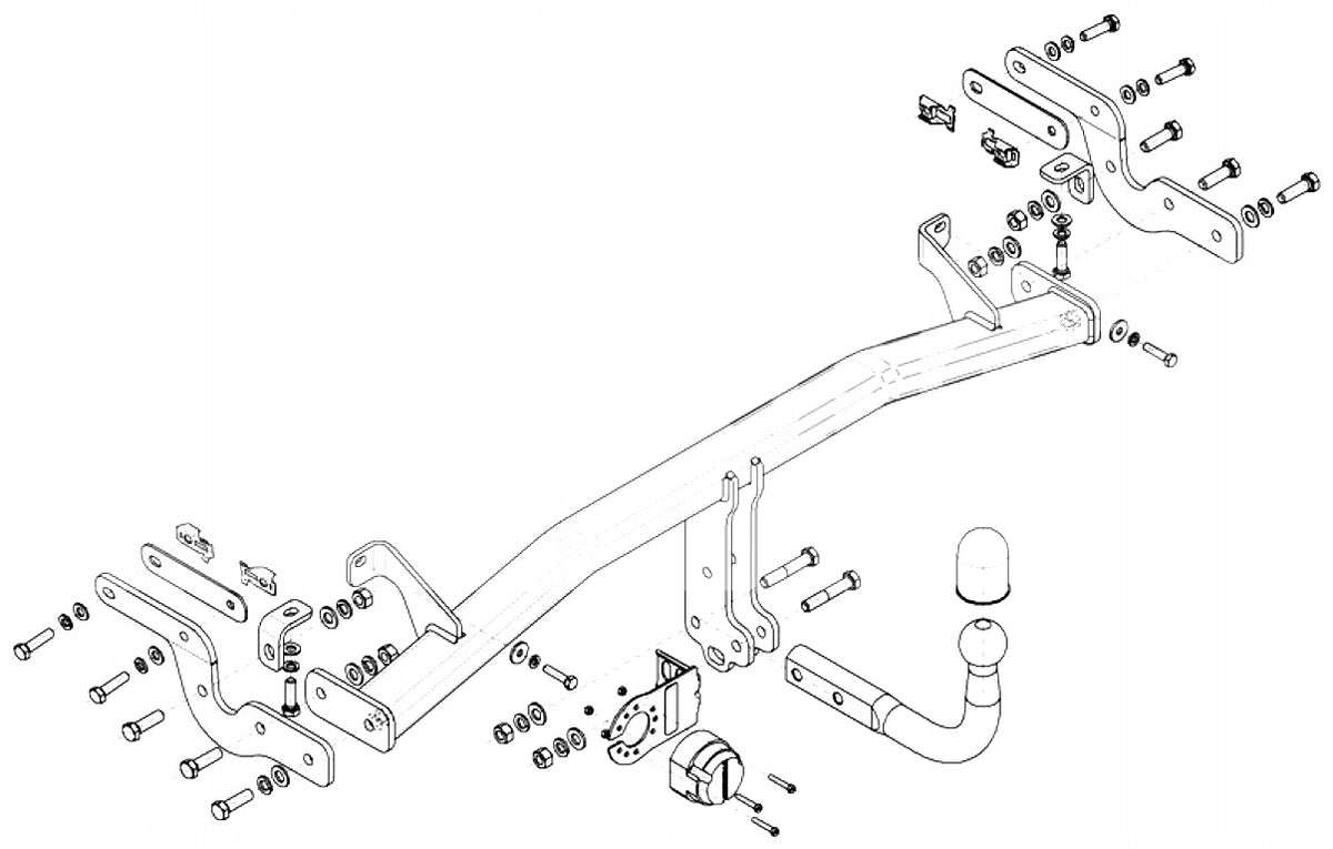 Towing Hook SOLO New for Citroen C3 Aircross Crossover from 17 Packaging status original