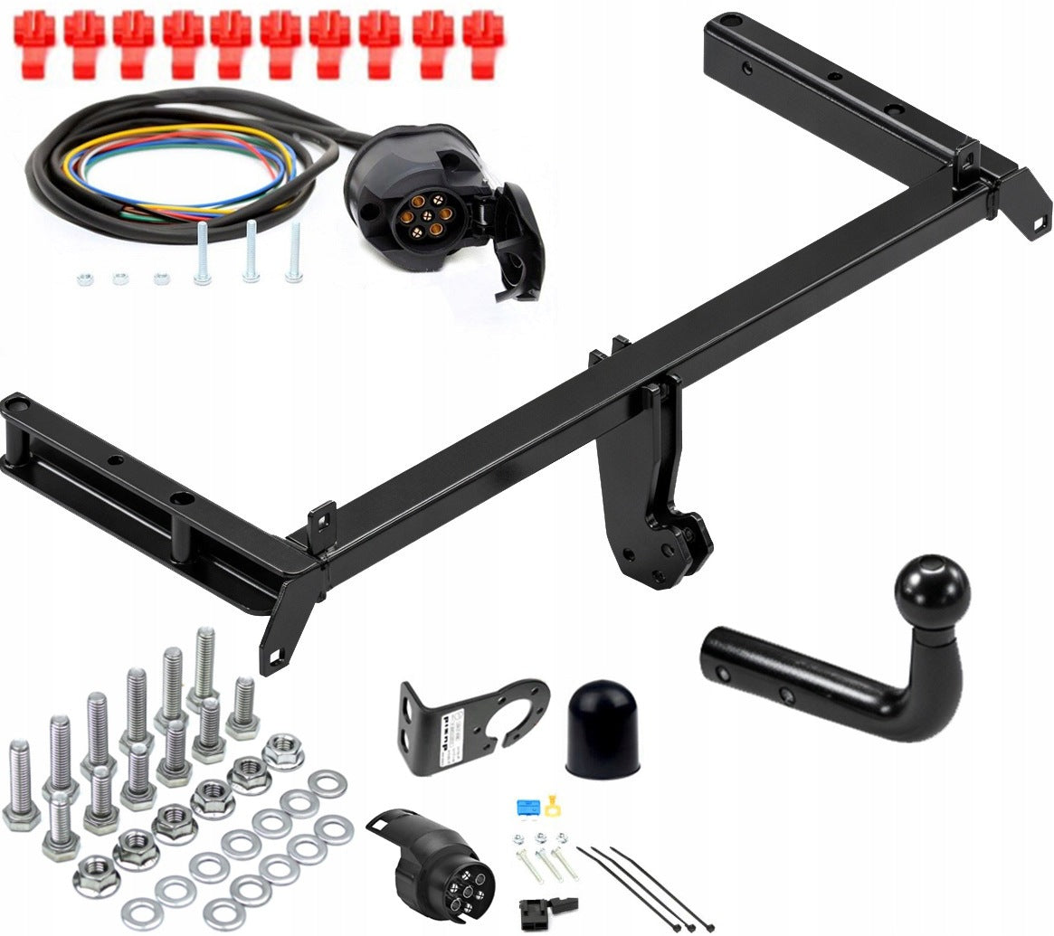 Towing hook Audi A4 B5 Sedan from 1996r beam 7-pin Pull 2000kg