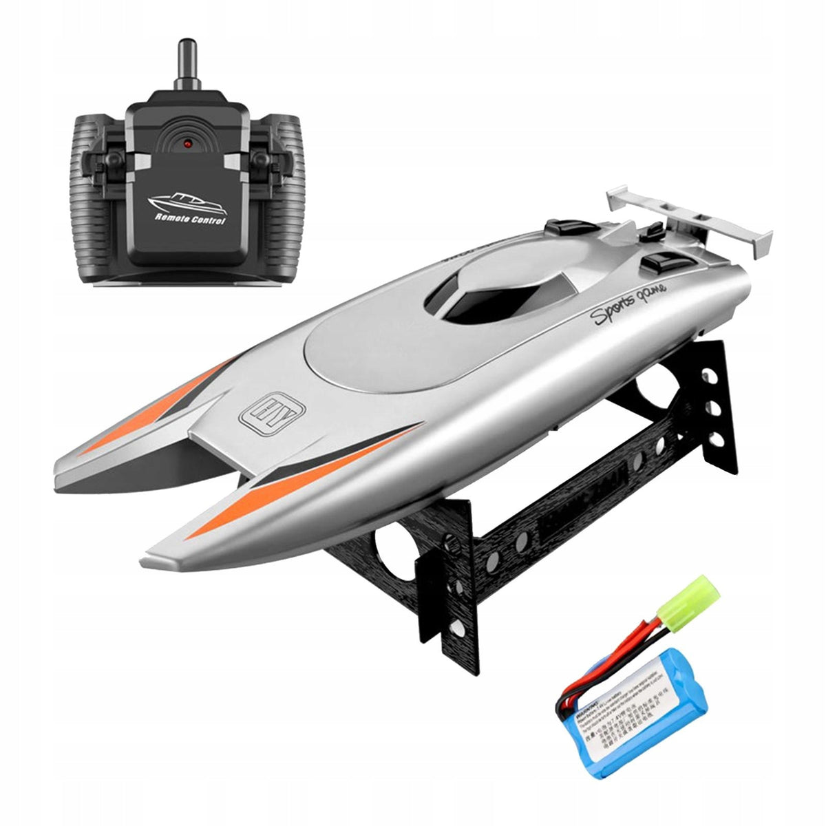 Toy Boat controlled remotely, fast yacht with remote control Brand no brand