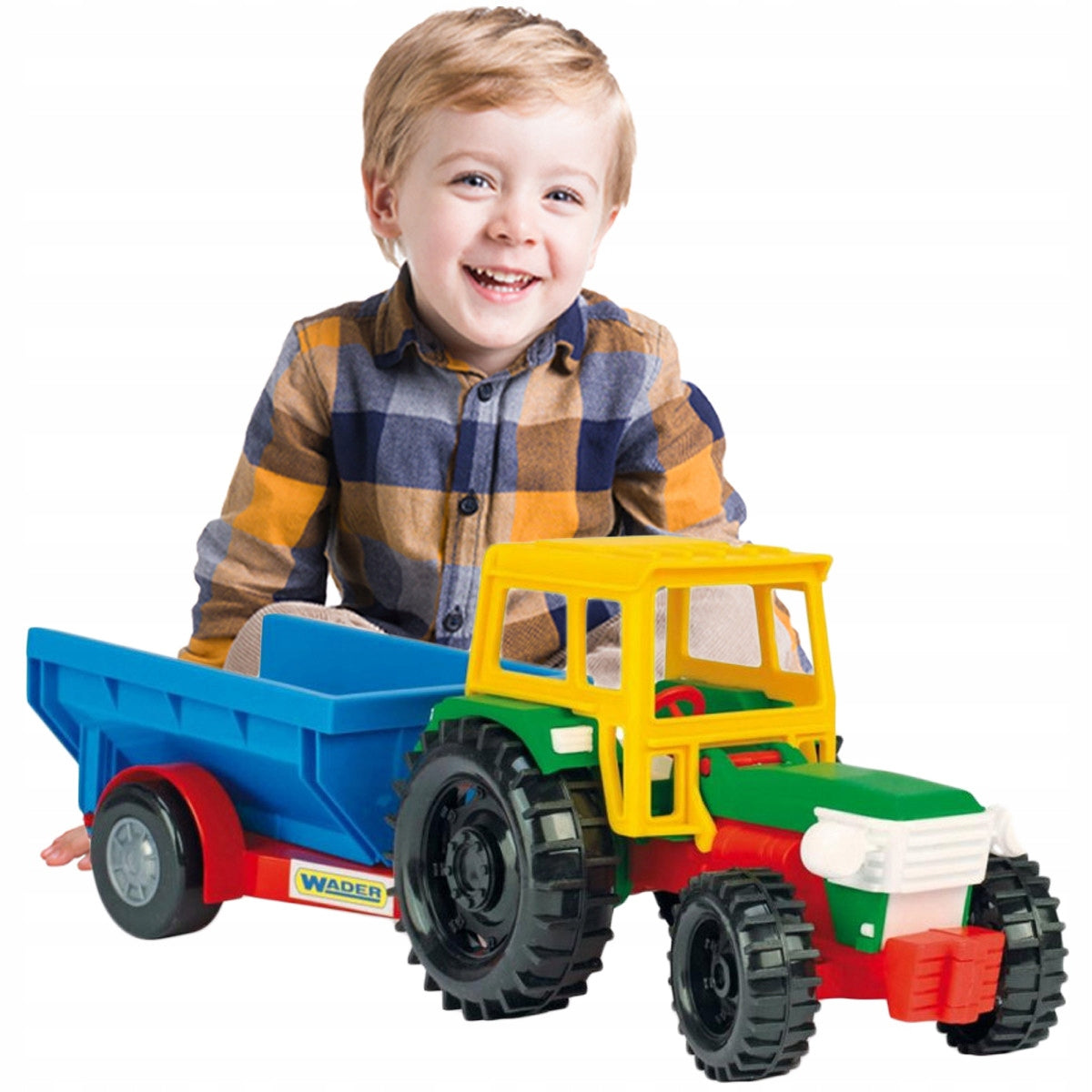 Toy Tractor For Boy 4 Year Old Toy TRACTOR with TRAILER Decent Character/Title other