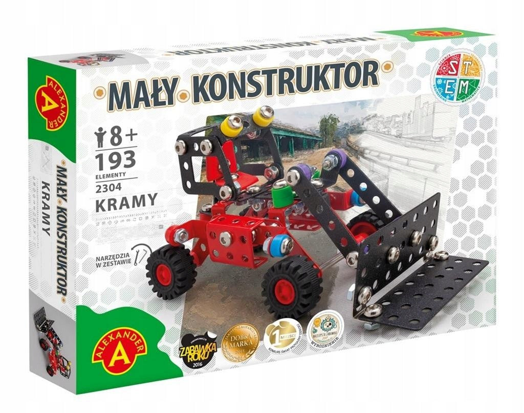 Toy WITH BLOCKS for Folding SMALL BUILDER Brand Alexander