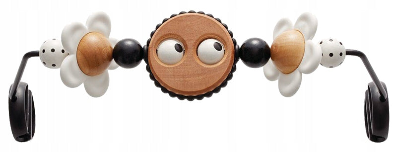 Toy for lounger BabyBjörn headband with toys black/white