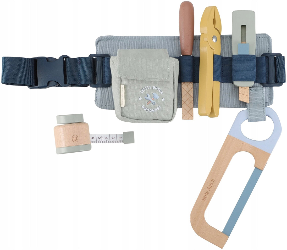 Toy tool set LITTLE DUTCH Belt LD2543 Material wood fabric