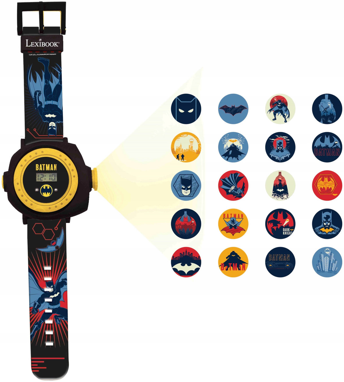 Toy watch with projector LEXIBOOK Batman DMW050BAT Gender unisex