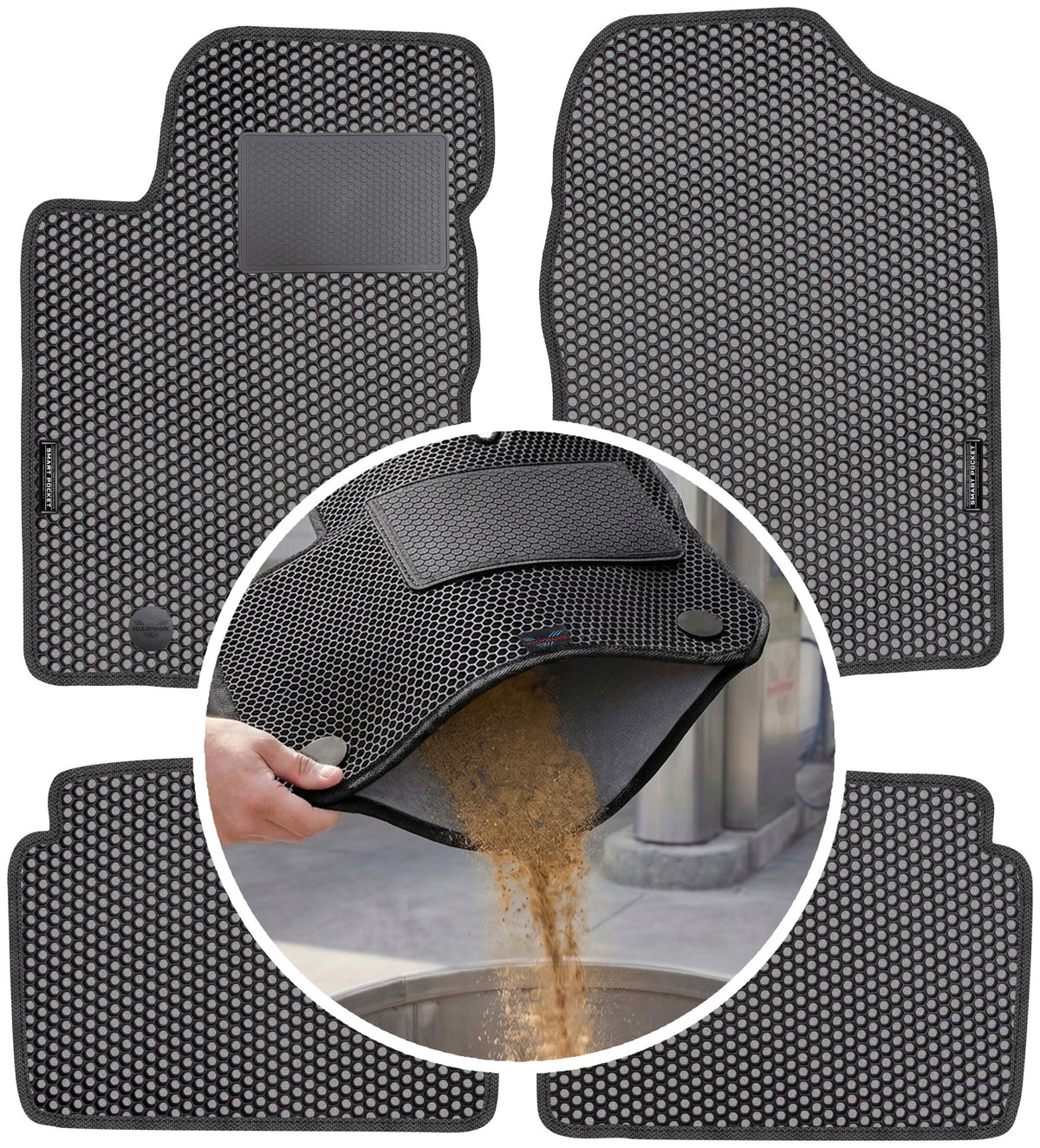Toyota Avensis II 2003-2009 EVA SMART POCKET Rugs Packaging status original