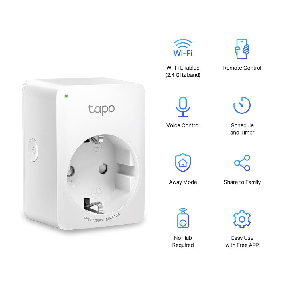 Tp-Link Tapo P100 10A max. WiFi socket