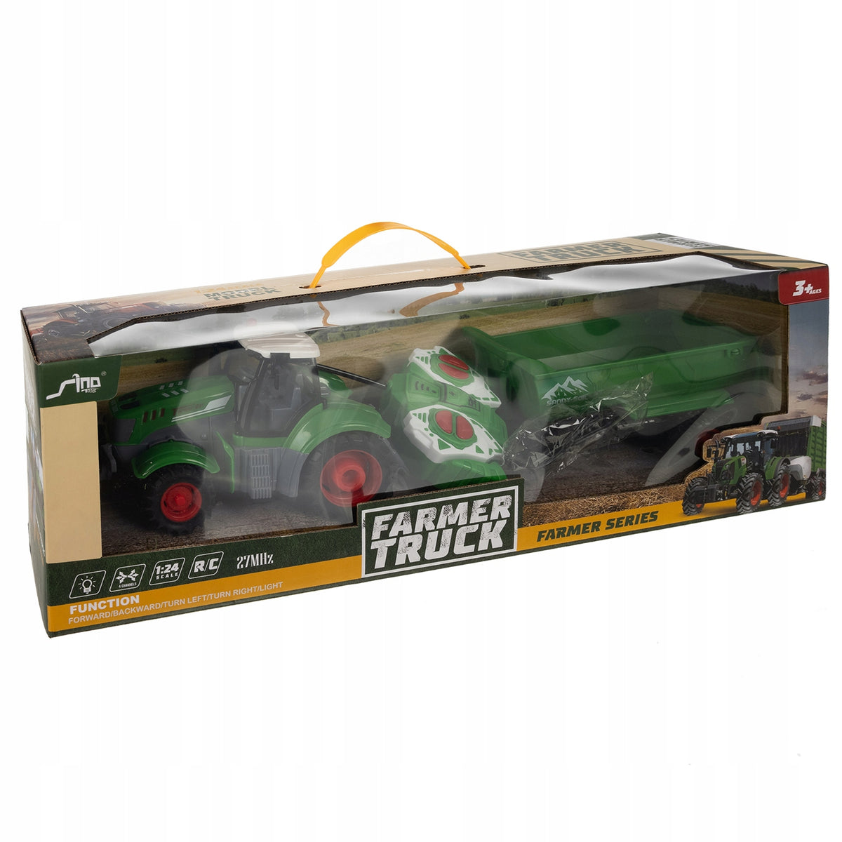 Tractor Toy Remote Controlled with Trailer Tractor for Remote Control + Dump Truck EAN (GTIN) 5900779954267