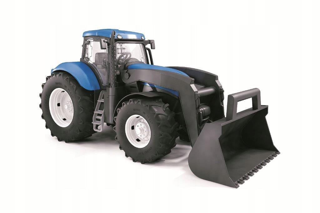 Tractor with Spoon New Holland Color blue