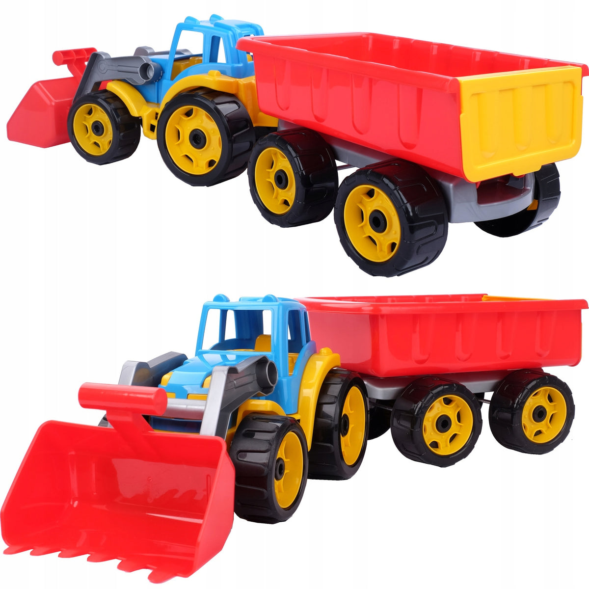 Tractor with Trailer Tractor Excavator 65cm Bulldozer CHILD'S DAY Brand Technok