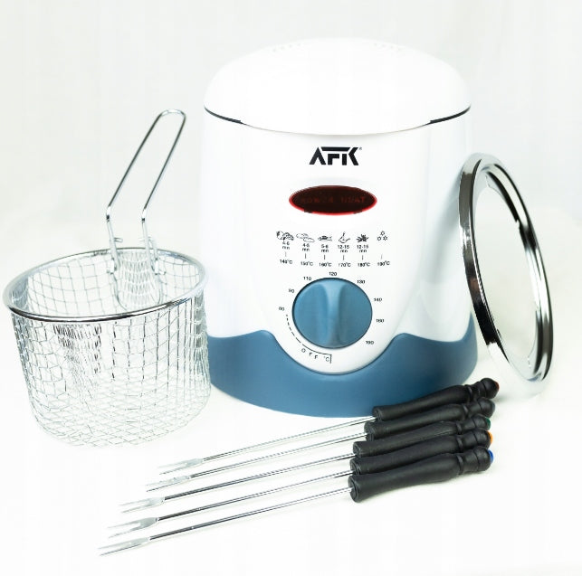 Traditional FRYER, oil for oil 1 l + set for FONDUE