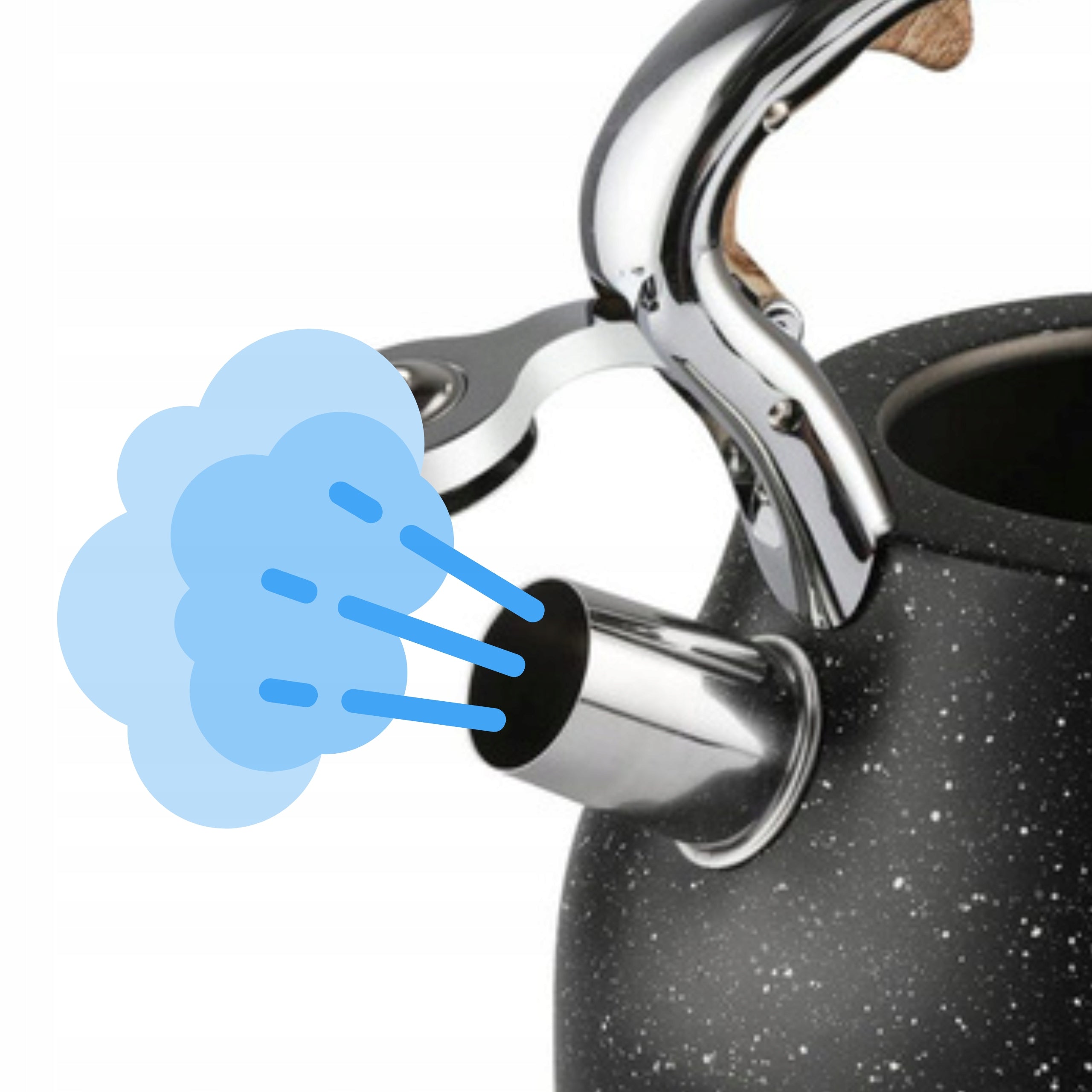 Traditional Kettle 3.0L with Whistle GAS INDUCTION STAINLESS STEEL 18/10 Manufacturer code Czajnik Tradycyjny 3L Czajnik z Gwizdkiem