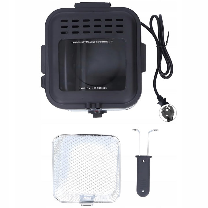 Traditional Oil Fat Fryer 2,5L for Frying Fish Fries 1000W Brand no brand