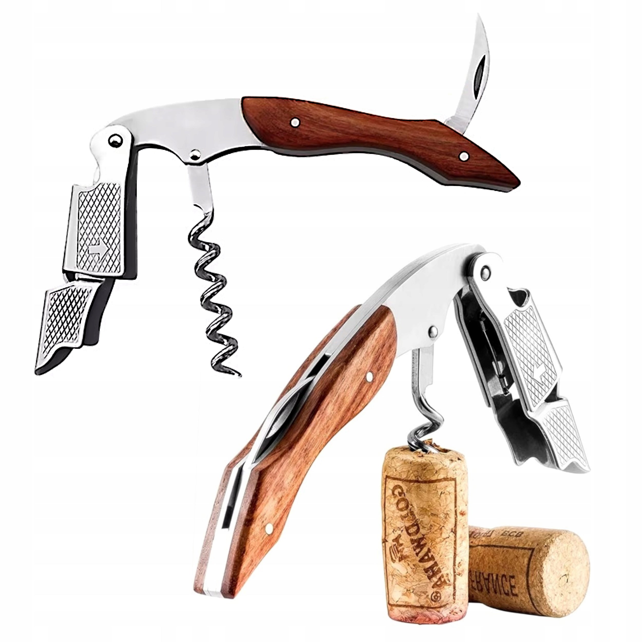Traditional Waiter Corkscrew For Gift For Wine Lovers And Sommeliers