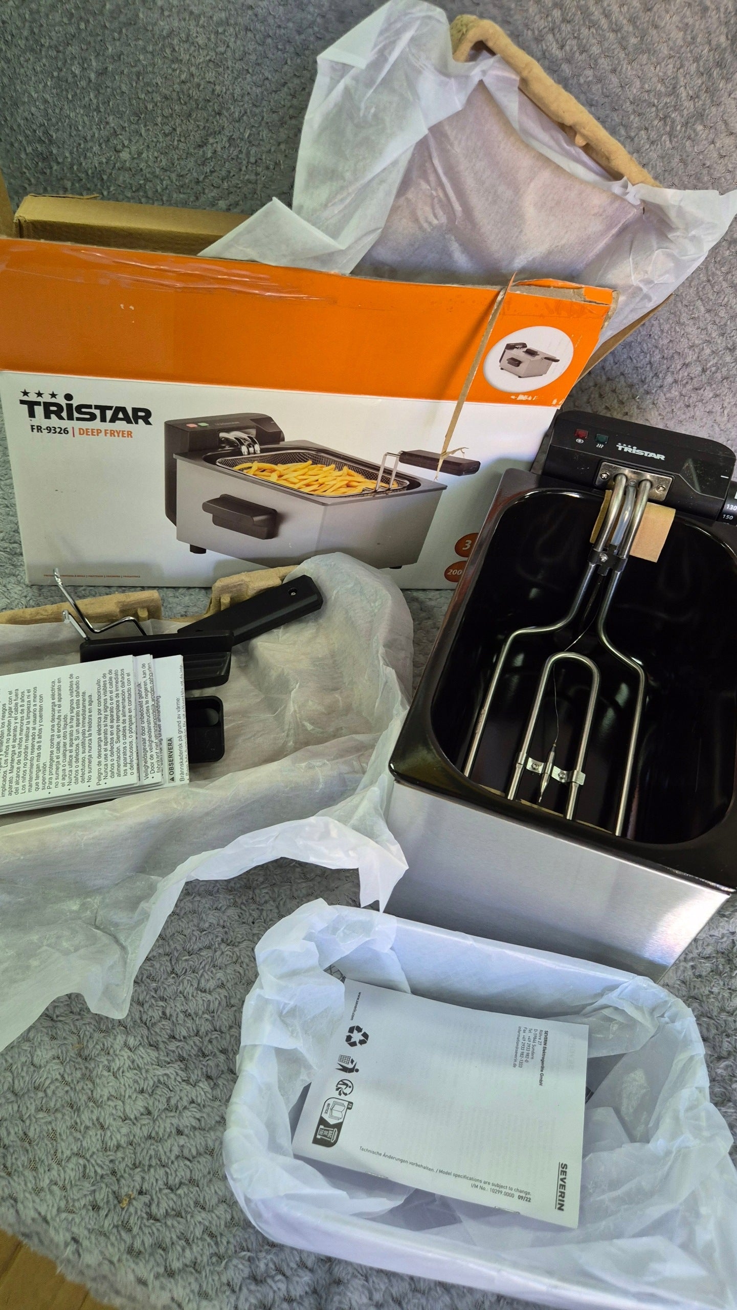 Traditional air fryer Tristar FR-9326 2000 W 3 l Brand Tristar