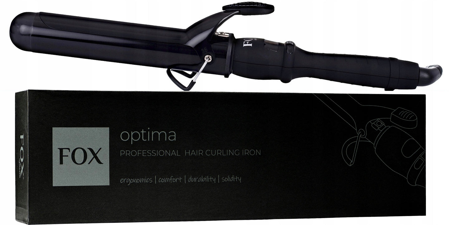 Traditional curling iron FOX OPTIMA 38 mm ceramic Professional