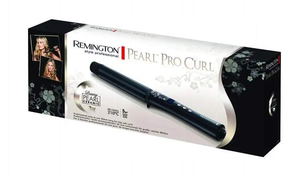 Traditional curling iron Remington CI9532 PEARL PRO CURL CASE DISPLAY Packaging status original