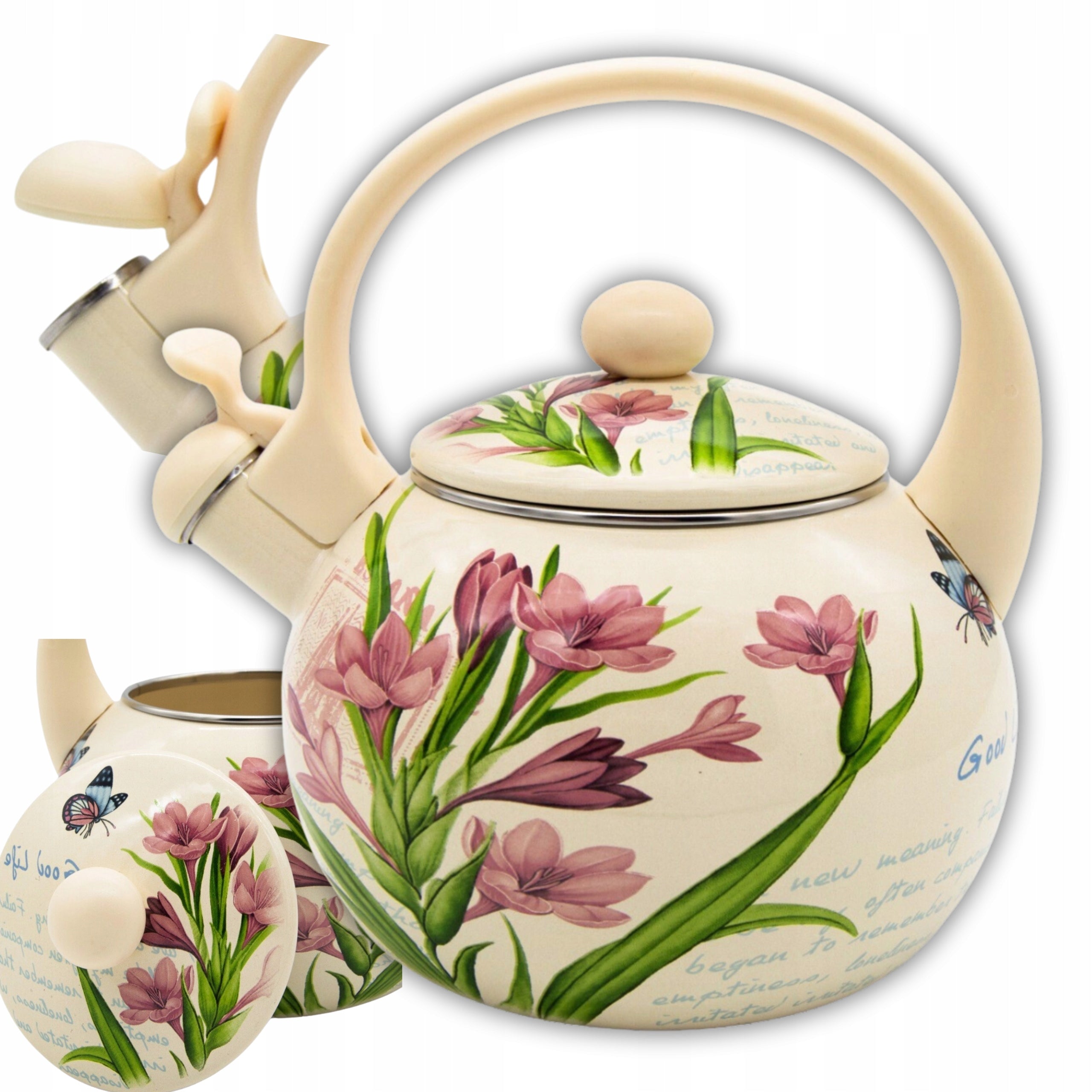 Traditional enamelled steel kettle Meyerhoff 2,2 l Brand Meyerhoff