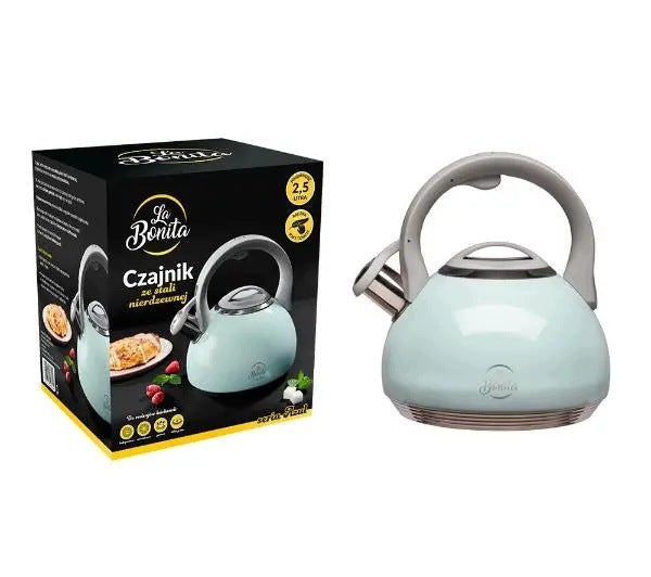 Traditional kettle La Bonita Azul LB24C002N 2,5l with whistle Blue Color blue