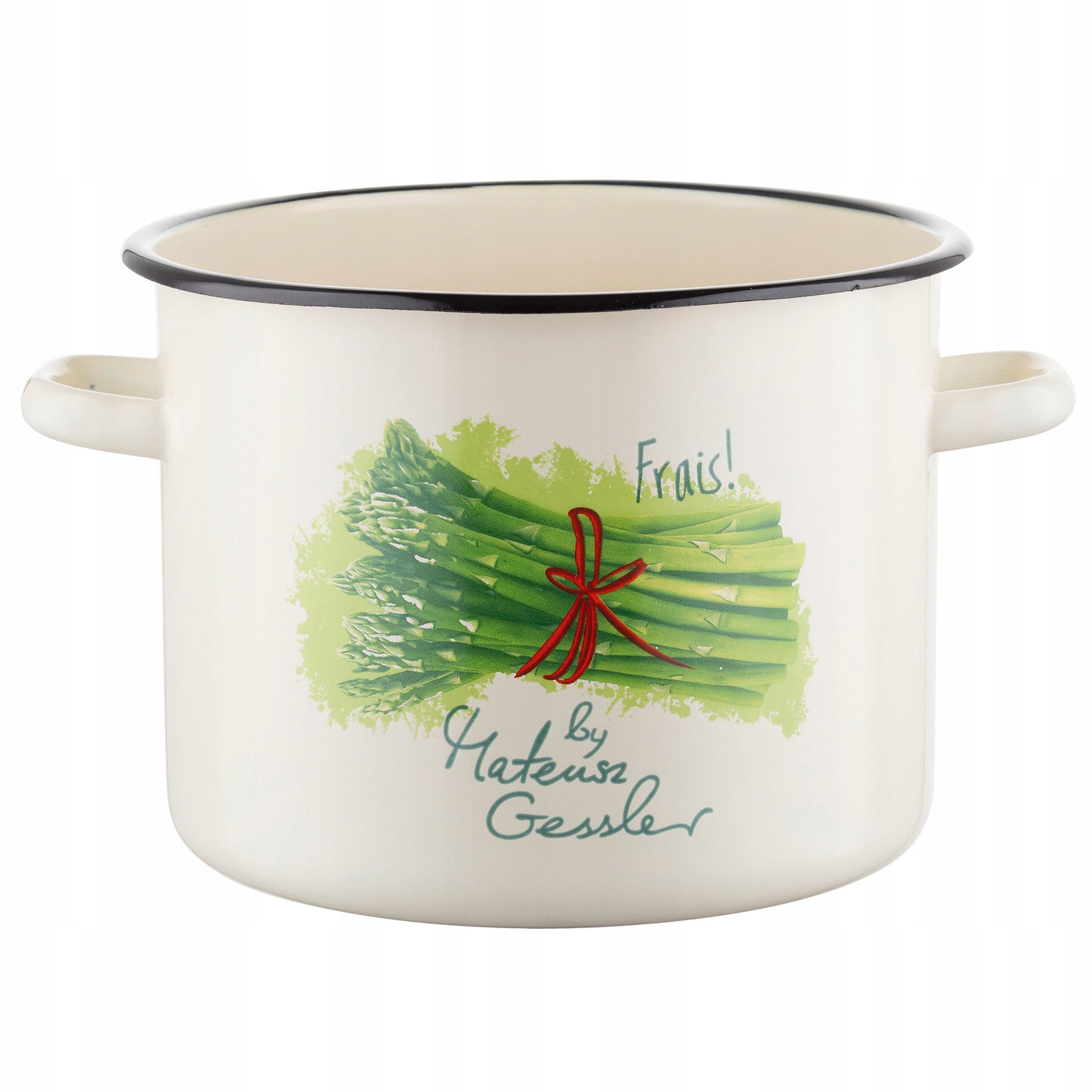 Traditional pot Emalia Pleszew Asparagus 6,4 l