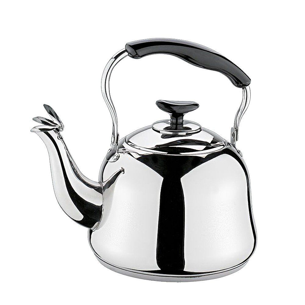 Traditional steel kettle Cilio 2,5 l grey
