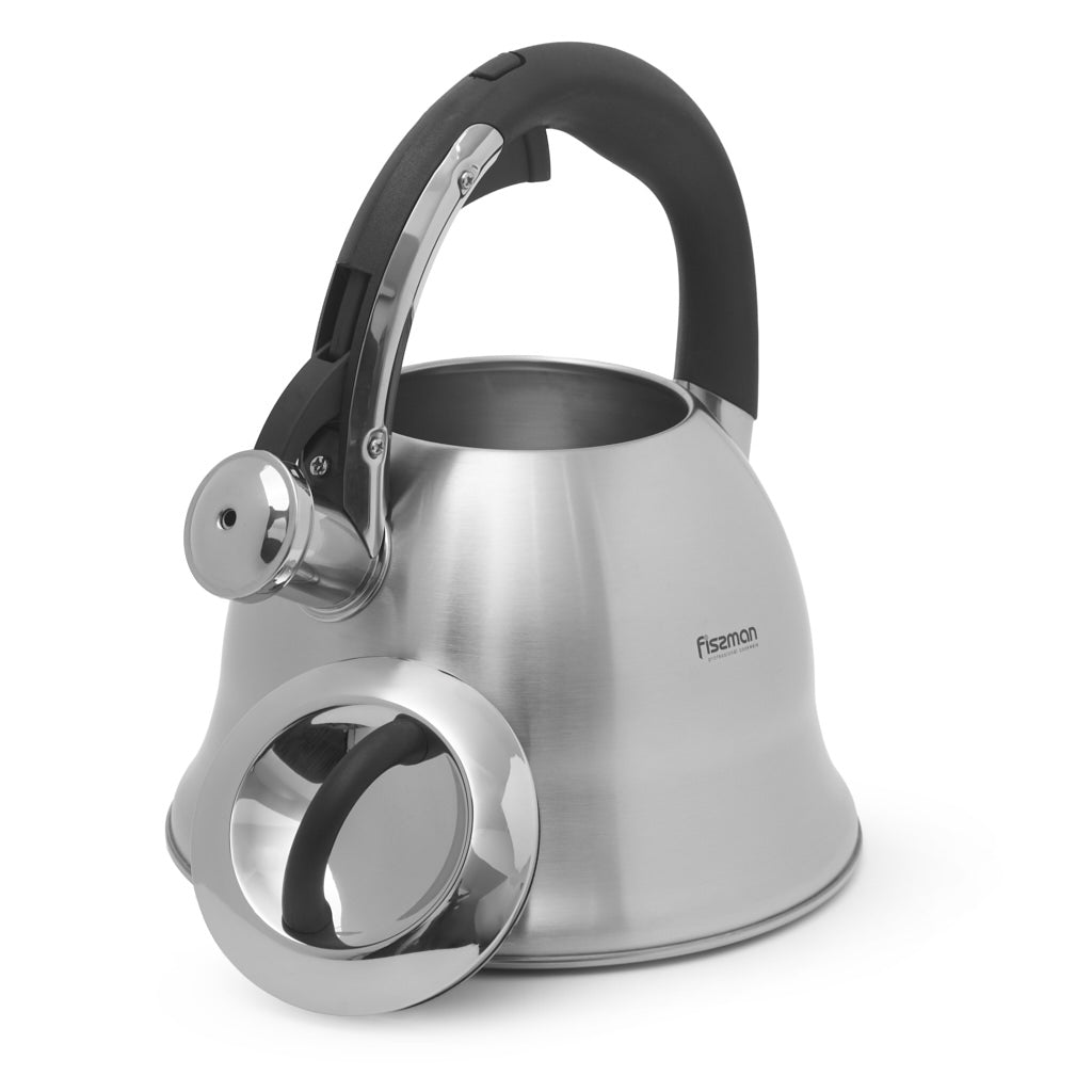 Traditional steel kettle Fissman Veda 2,8 L induction with whistle Manufacturer code 4895204158932