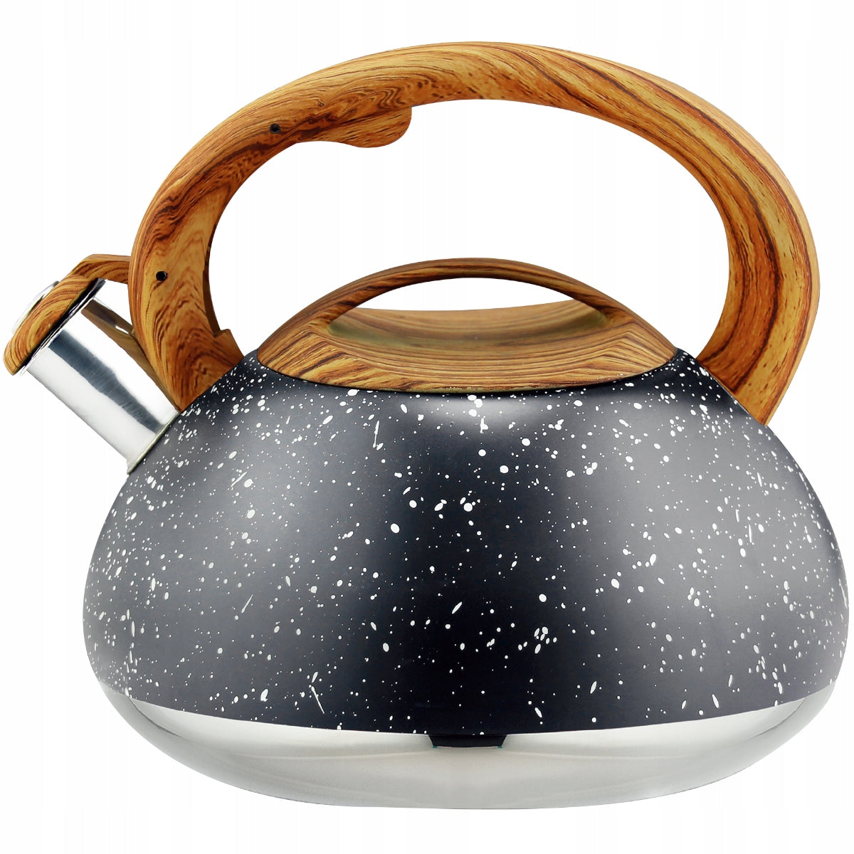 Traditional steel kettle Karl Hausmann 3 l black, grey