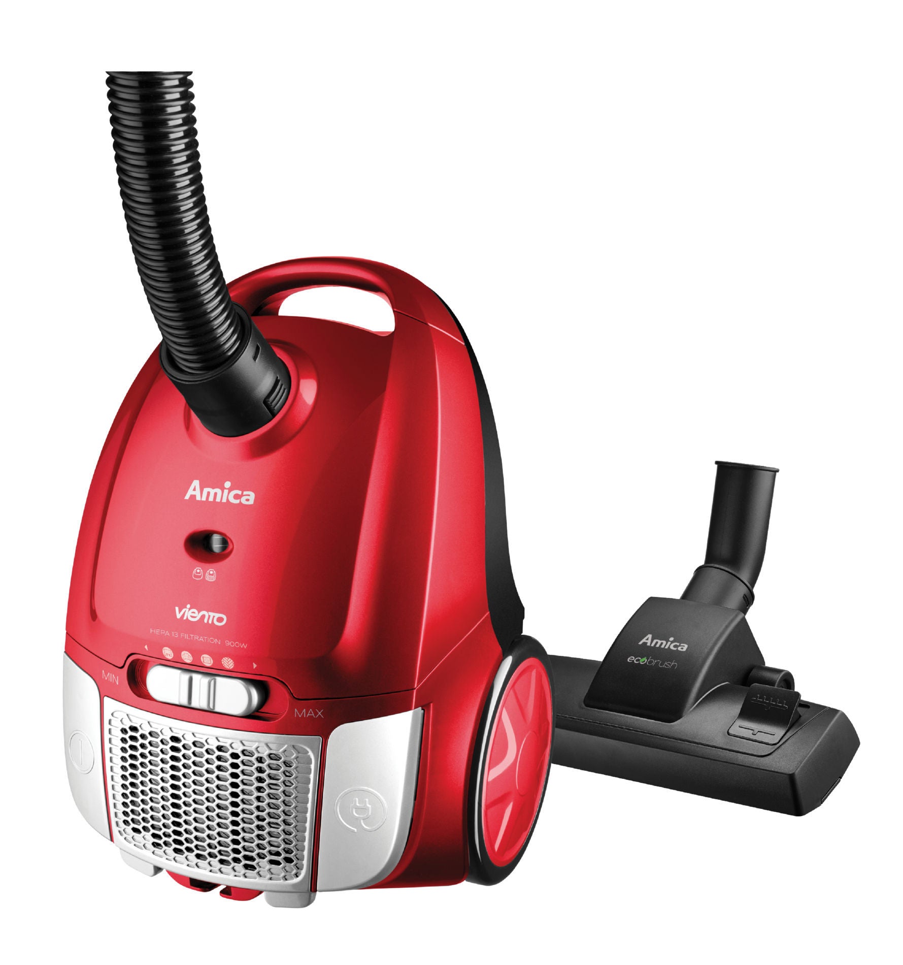 Traditional vacuum cleaner Amica Viento VI 2031 900W red Power rating 900 W