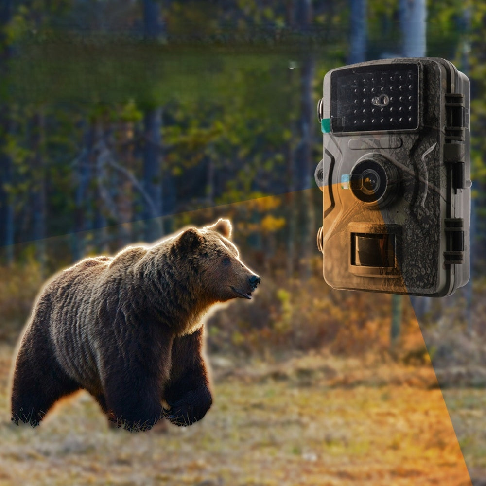 Trail Camera Hunting 16MP 1080P IP66 Night 38 LED 120° Waterproof Packaging status original