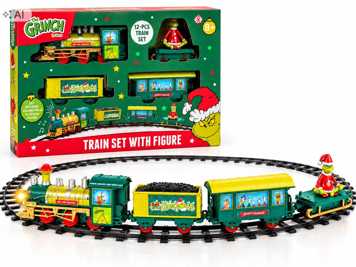 Train Grinch 12 Elements Christmas Tracks