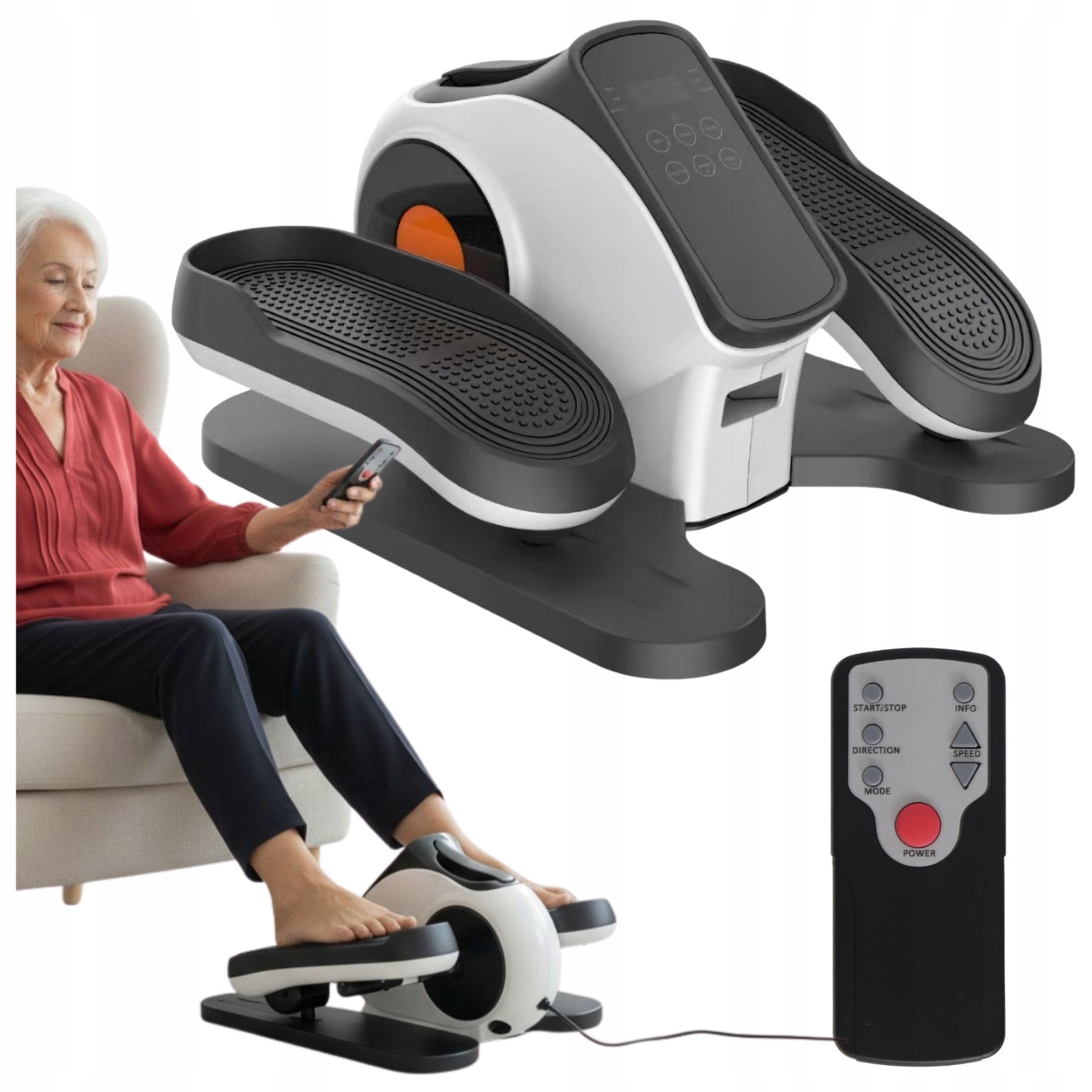Trainer rotor rehabilitation legs electric exercise bike under desk Packaging status original