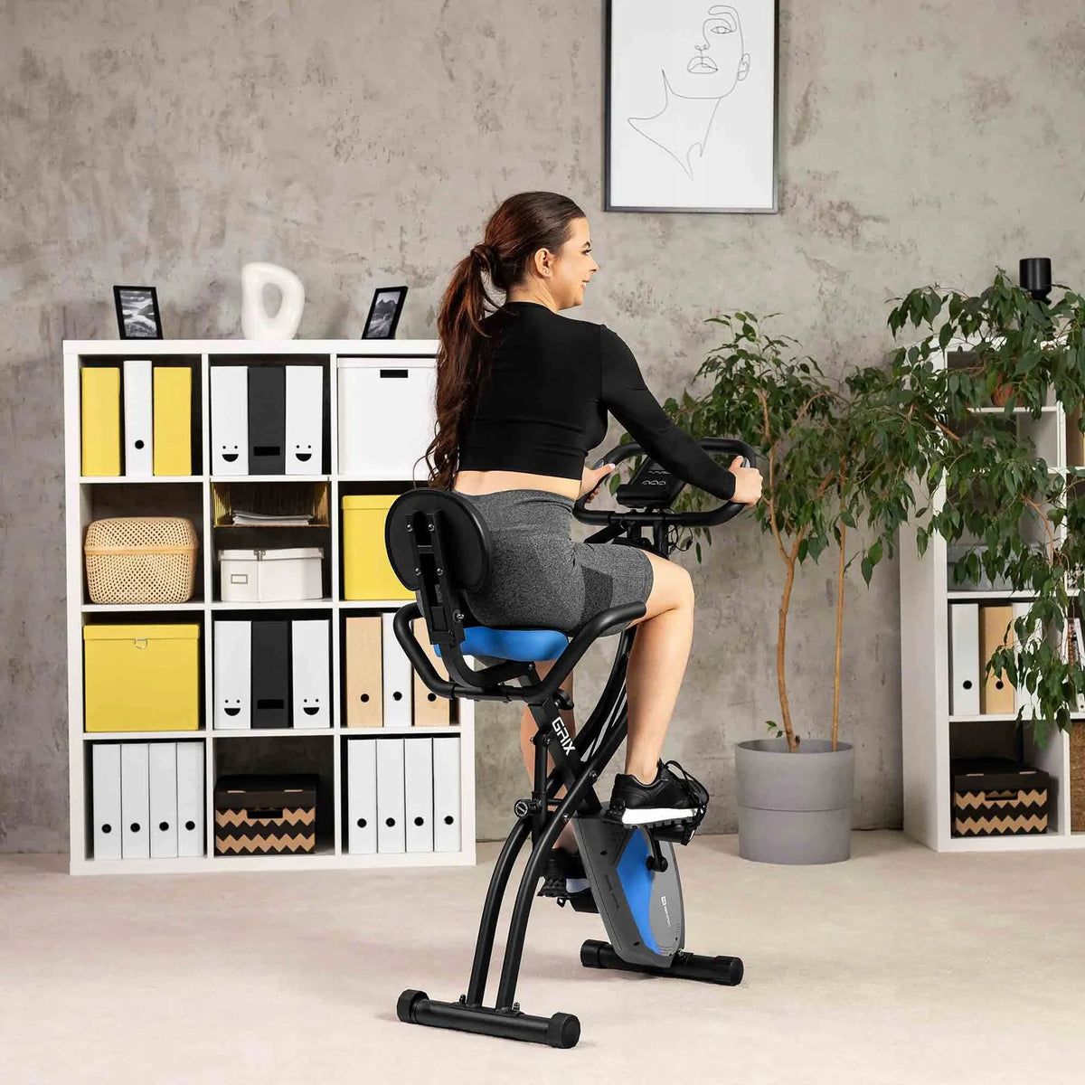 Training Bike Magnetic Vertical Bike Folding Xbike Brand Hop-Sport