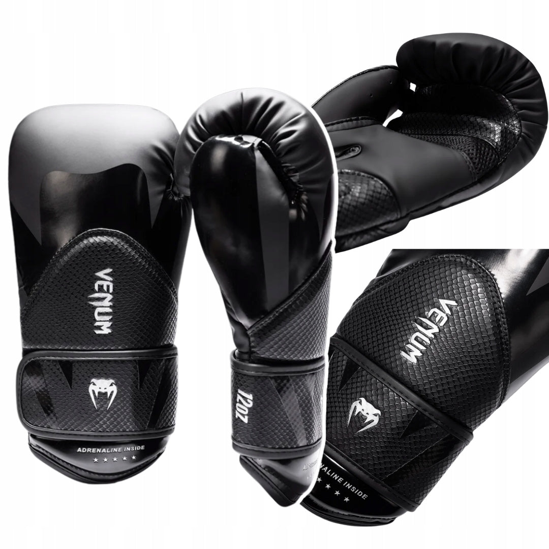 Training Boxing Gloves Venum Challenger 4.0 Black r. 12oz