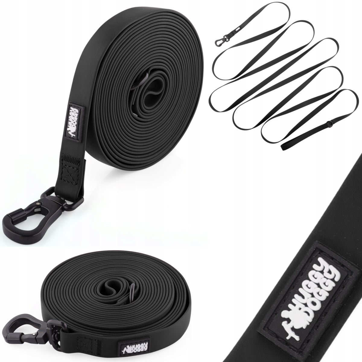 Training leash 3m for dog waterproof pvc HUGGY DOGGY cord strong S