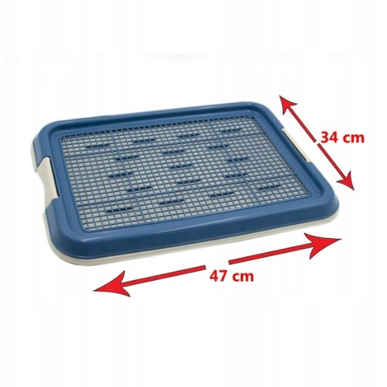 Training litter box for dog with mat grille 47x34 cm Manufacturer code Z80079
