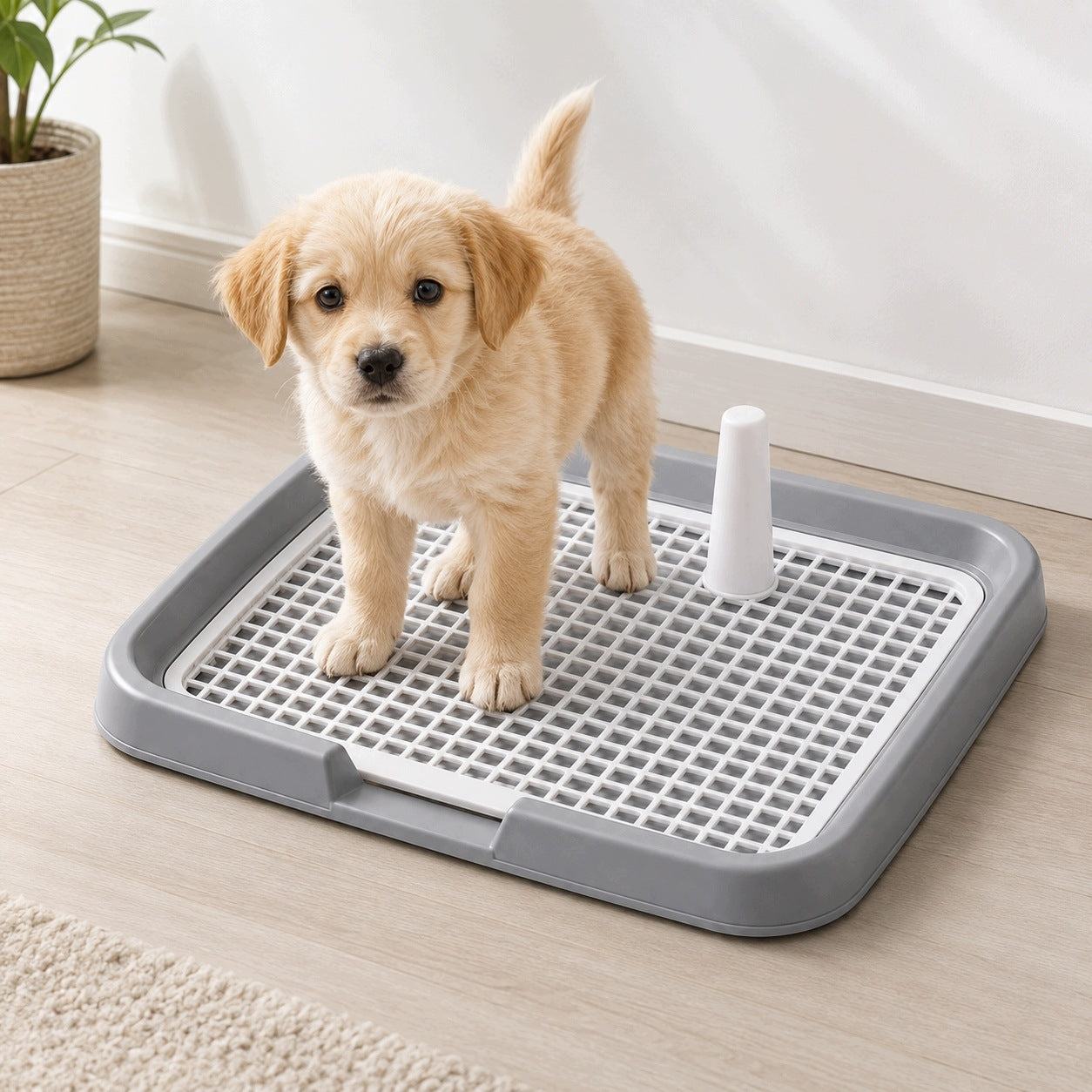Training toilet for dog with grille with post Nunbell 46x35 cm Packaging status original