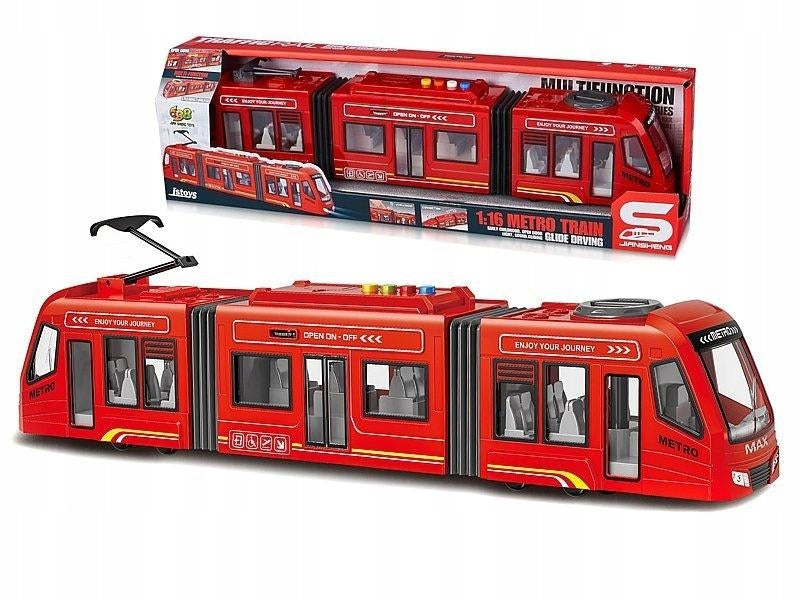 Tram light, sound, opening doors 1:16 Adar